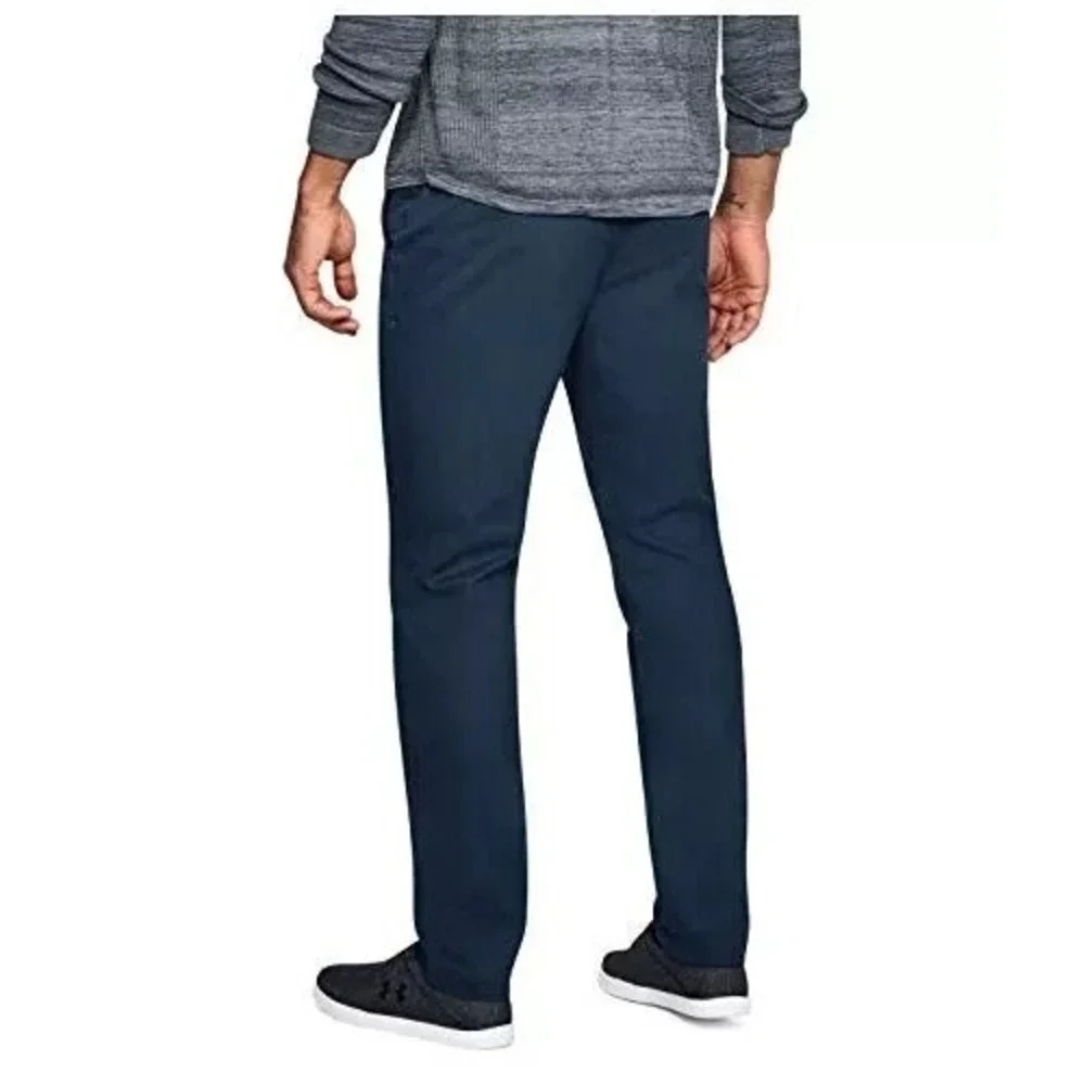 Under Armour UA Men's Showdown Chino Tapered Golf Pants Academy Blue Size 34x36 - Picture 3 of 5